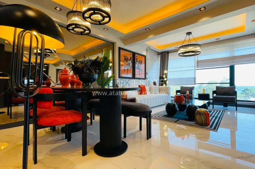 Purchase Apartments 4+1 with sea view in a new residential complex in Davultepe-Mersin area 5