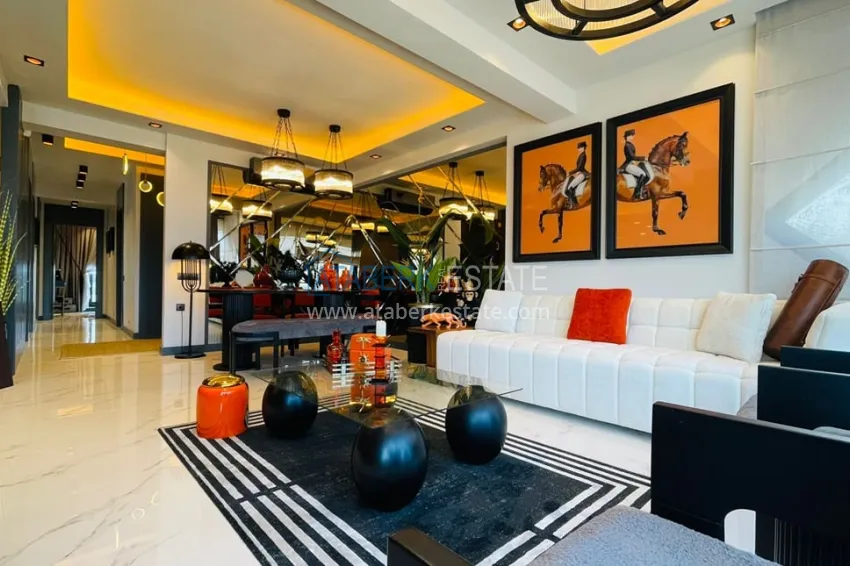 Purchase Apartments 4+1 with sea view in a new residential complex in Davultepe-Mersin area 6