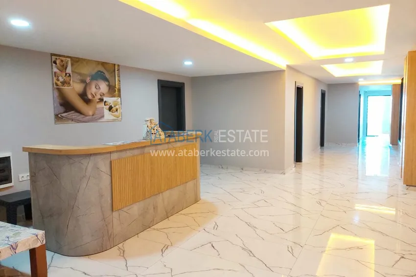 Turnkey two-room apartment with glazed balcony in Alanya, Avsallar district 14 