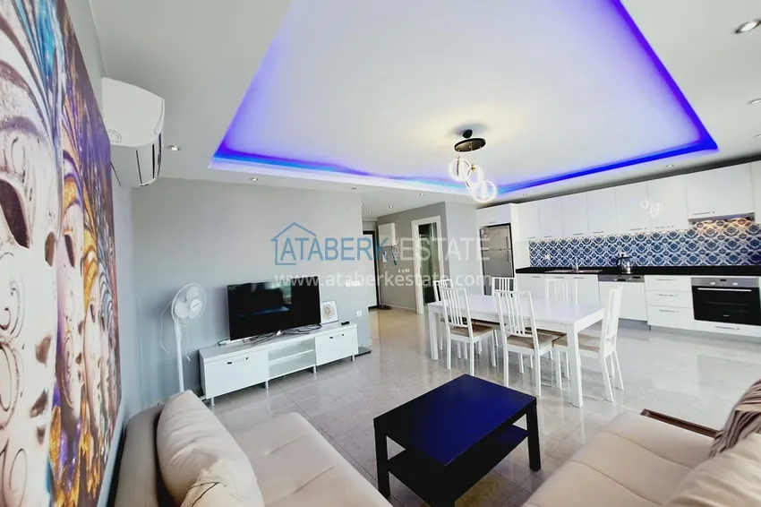 Purchase  Duplex apartment with furniture directly from the owner in Alanya, Oba district of Alanya. 2 