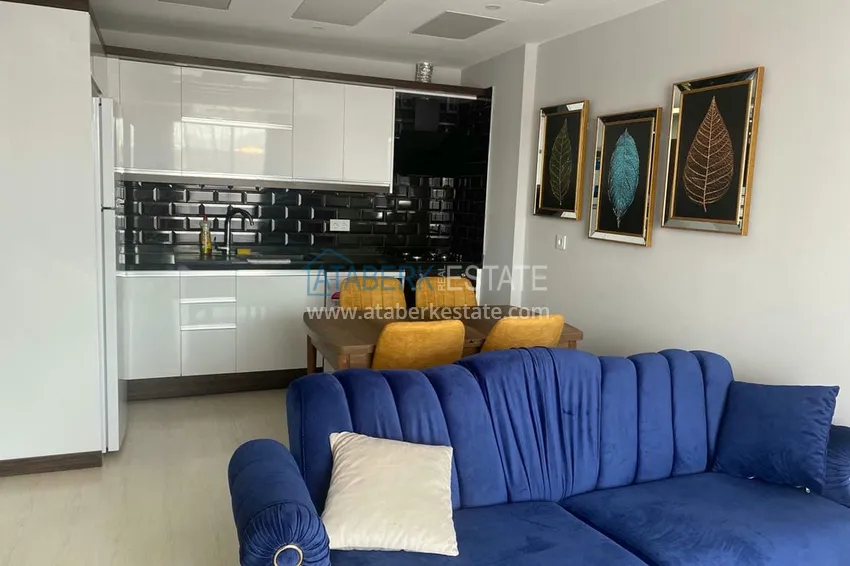 Purchase  Turnkey one-bedroom apartment in Alanya, Mahmutlar district 1 