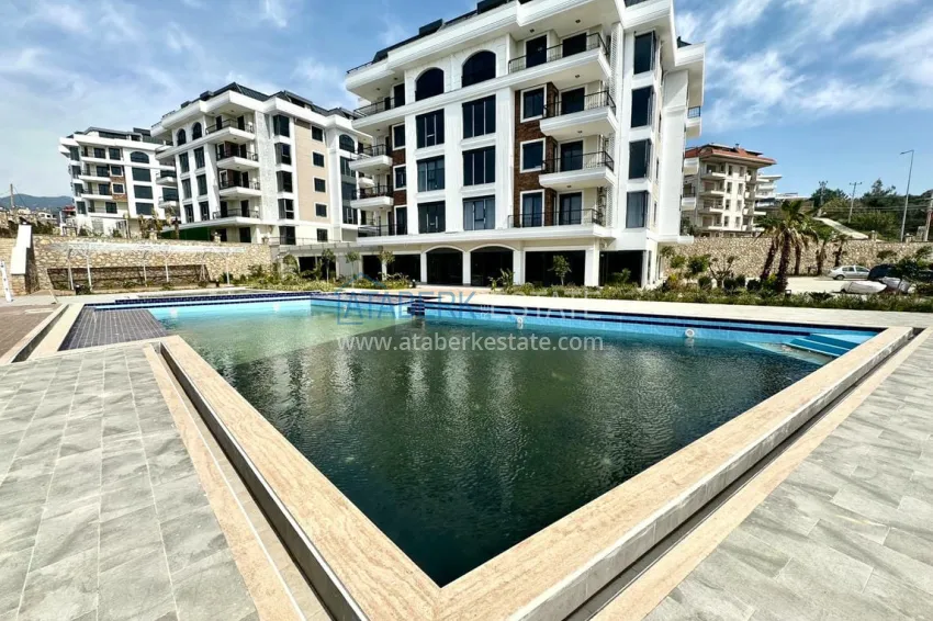 Linear 3+1 apartment in an exclusive residential complex — Alanya, Oba district 1
