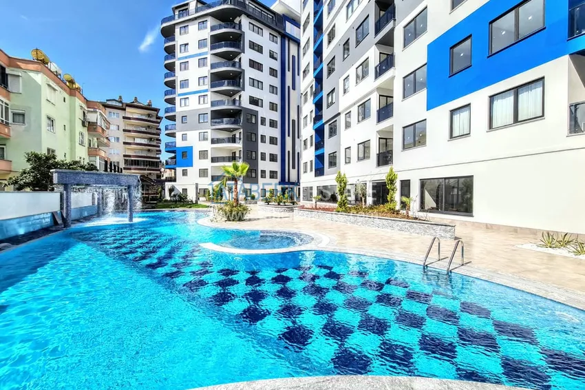 Apartment in the center of Alanya - Cleopatra beach area, one bedroom with furniture 1