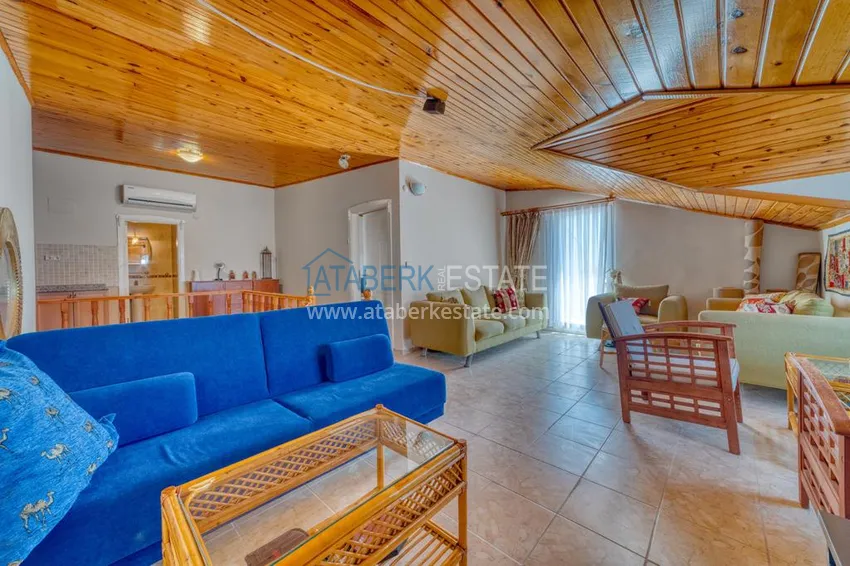 Purchase Real estate for residence permit. Penthouse duplex in Tosmur, furnished with sea view 20 
