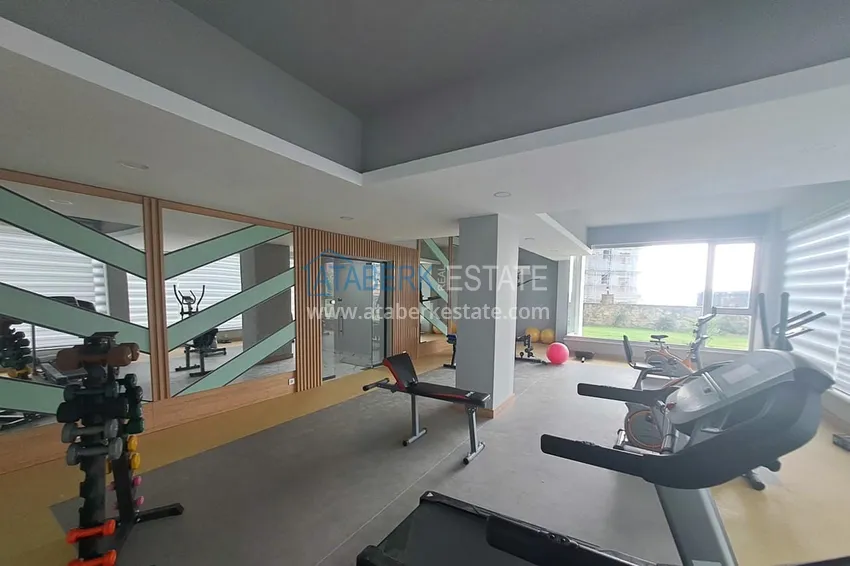 Turnkey two-room apartment with glazed balcony in Alanya, Avsallar district 15 