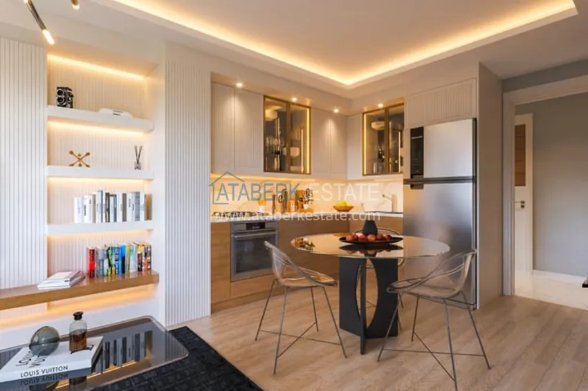 Purchase 1+1 apartments in a new residential complex under construction Soli - Mersin area 1 