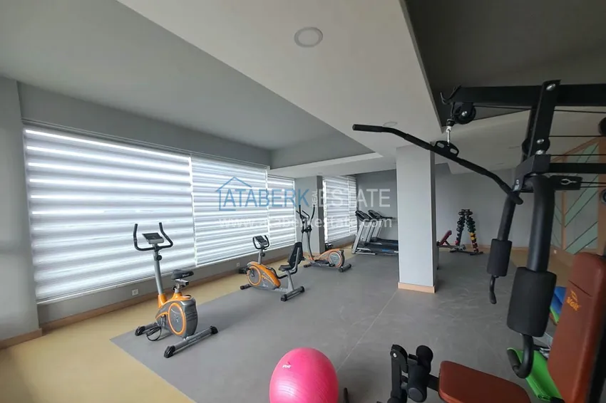 Turnkey two-room apartment with glazed balcony in Alanya, Avsallar district 16 