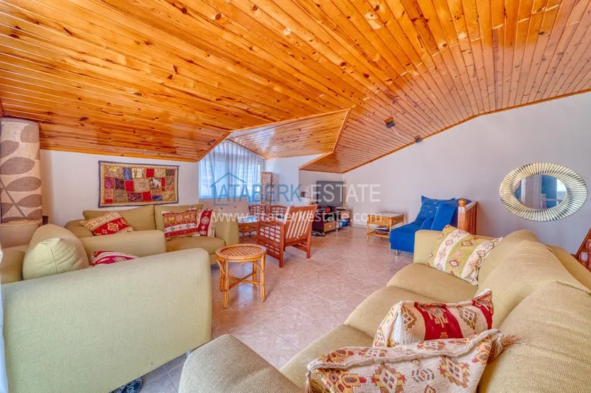 Purchase Real estate for residence permit. Penthouse duplex in Tosmur, furnished with sea view 22 