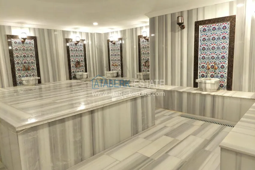 Turnkey two-room apartment with glazed balcony in Alanya, Avsallar district 18 