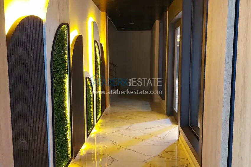 Turnkey two-room apartment with glazed balcony in Alanya, Avsallar district 20 