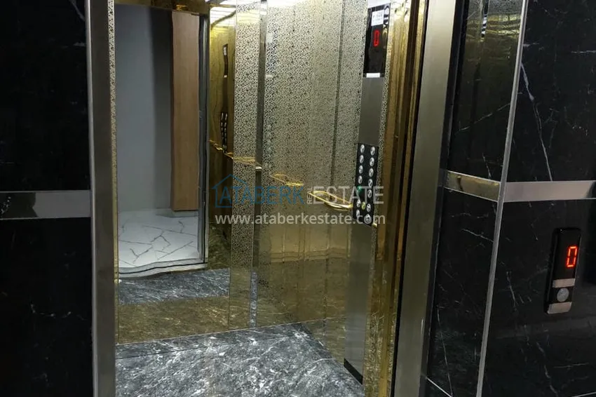 Turnkey two-room apartment with glazed balcony in Alanya, Avsallar district 21 