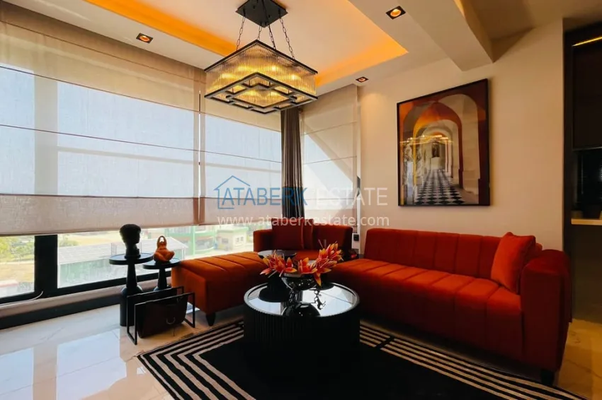 Purchase Apartments 4+1 with sea view in a new residential complex in Davultepe-Mersin area 11