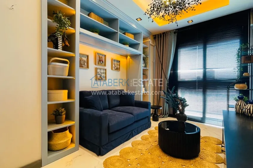 Purchase Apartments 4+1 with sea view in a new residential complex in Davultepe-Mersin area 13