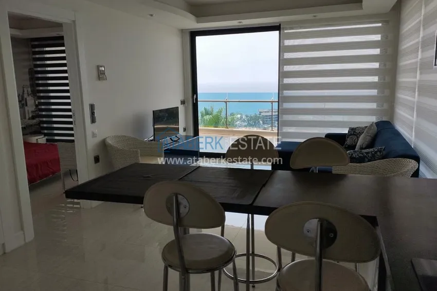 Purchase  Spacious one bedroom apartment with panoramic sea views directly from the owner in Alanya - Konakli district 2 