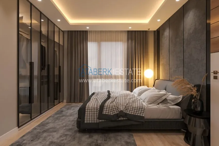 Purchase 1+1 apartments in a new residential complex under construction Soli - Mersin area 5 