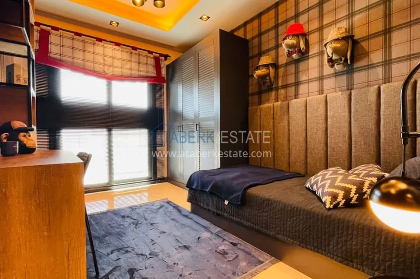 Purchase Apartments 4+1 with sea view in a new residential complex in Davultepe-Mersin area 16