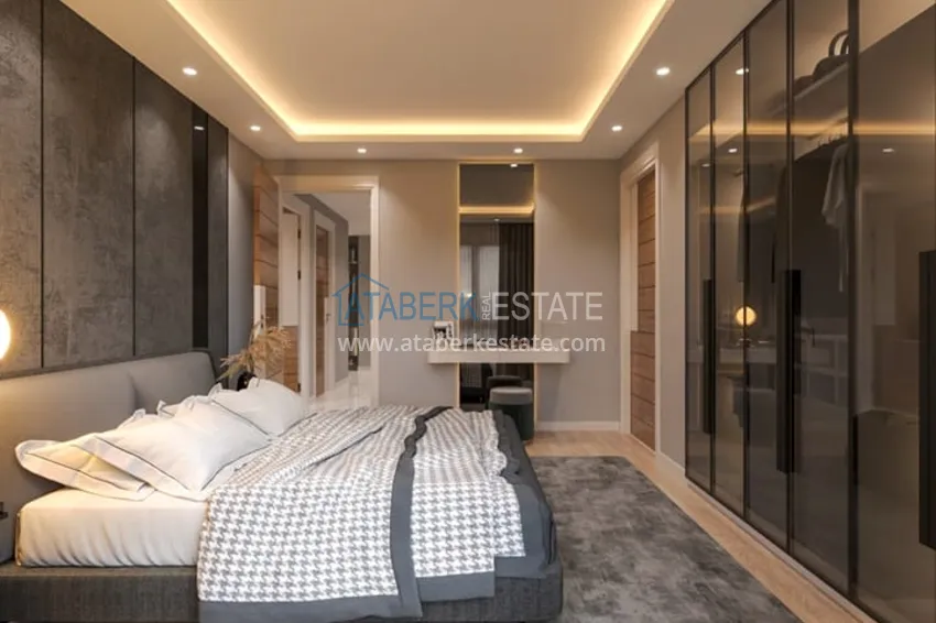 Purchase 1+1 apartments in a new residential complex under construction Soli - Mersin area 6 