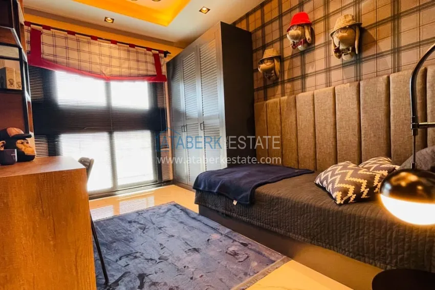 Purchase Apartments 4+1 with sea view in a new residential complex in Davultepe-Mersin area 18