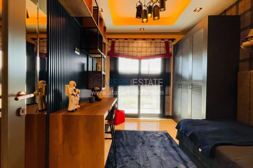 Purchase Apartments 4+1 with sea view in a new residential complex in Davultepe-Mersin area 20