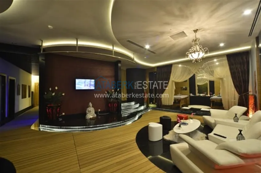 Apartment with access to the garden in a residence with a hotel concept — Alanya, Konakli district  37 