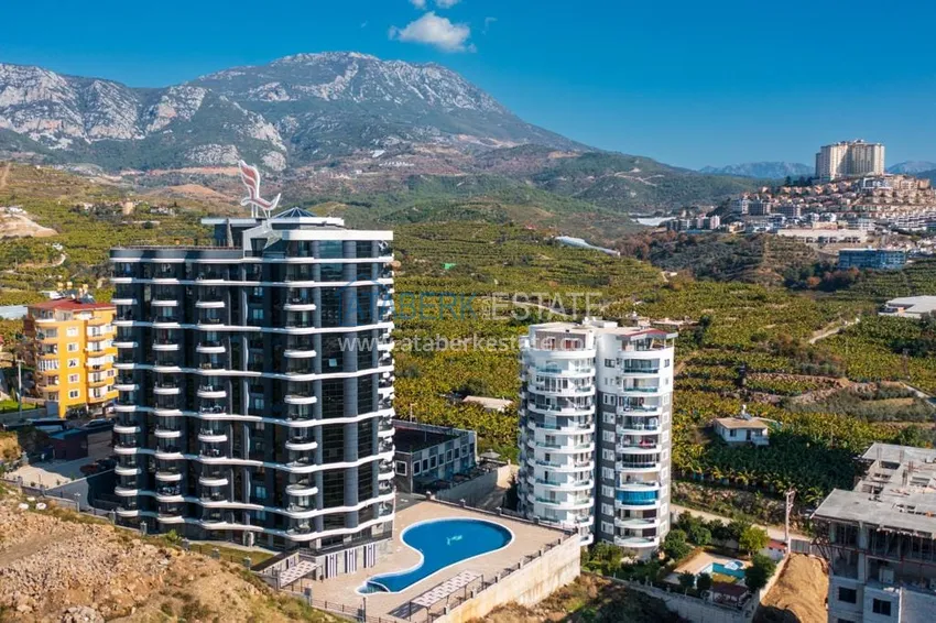 Turnkey one-bedroom apartment in Alanya, Mahmutlar district 3 