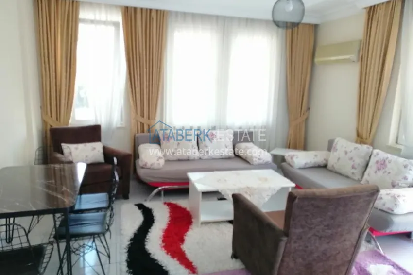 Purchase One bedroom apartment with furniture in the center of Alanya — central fish market area 2 