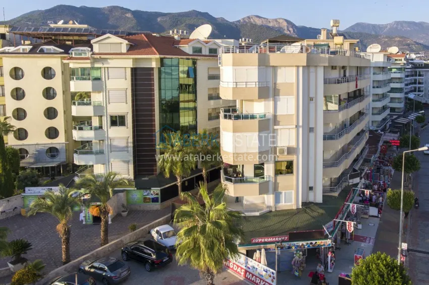 Turnkey apartment on the beachfront in Alanya, Oba district. Suitable for a residence permit 3 