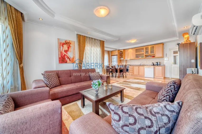 Purchase Real estate for residence permit. Penthouse duplex in Tosmur, furnished with sea view 3 