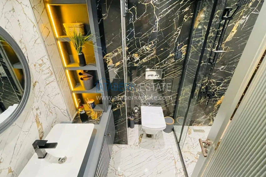 Purchase Apartments 4+1 with sea view in a new residential complex in Davultepe-Mersin area 27