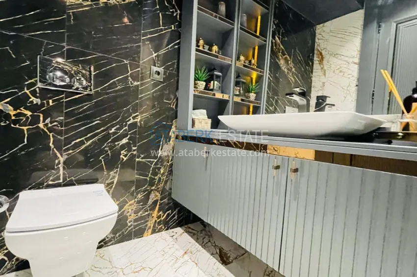 Purchase Apartments 4+1 with sea view in a new residential complex in Davultepe-Mersin area 32