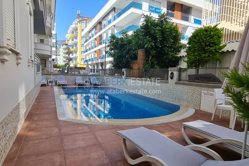 Real estate for residence permit! Duplex apartment with furniture and sauna on the first beach - the center of Alanya 4