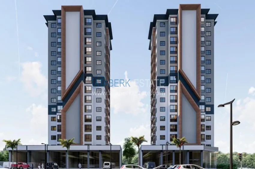 Apartments 4+1 with sea view in a new residential complex in Davultepe-Mersin area 3