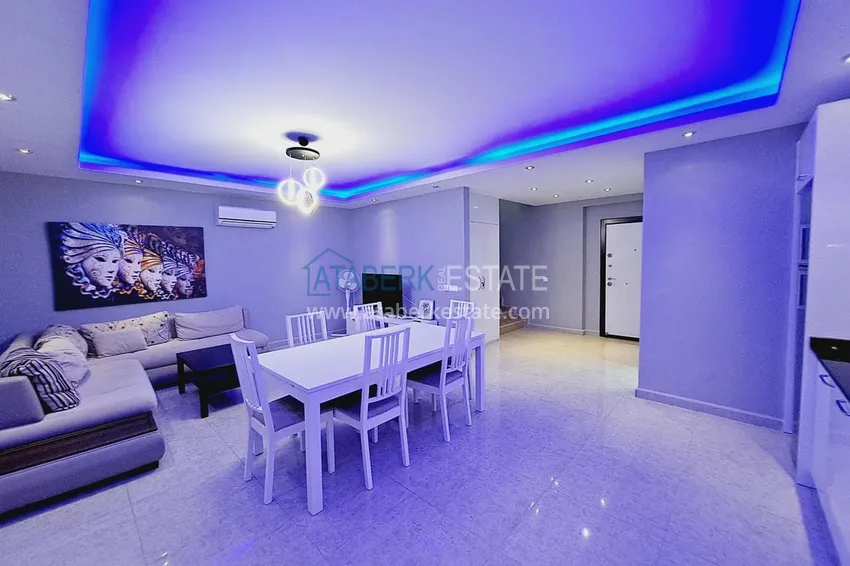 Purchase  Duplex apartment with furniture directly from the owner in Alanya, Oba district of Alanya. 5 