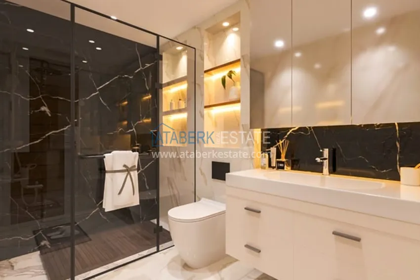 Purchase 1+1 apartments in a new residential complex under construction Soli - Mersin area 15 