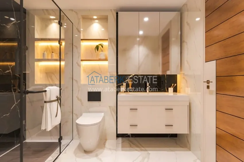 Purchase 1+1 apartments in a new residential complex under construction Soli - Mersin area 16 