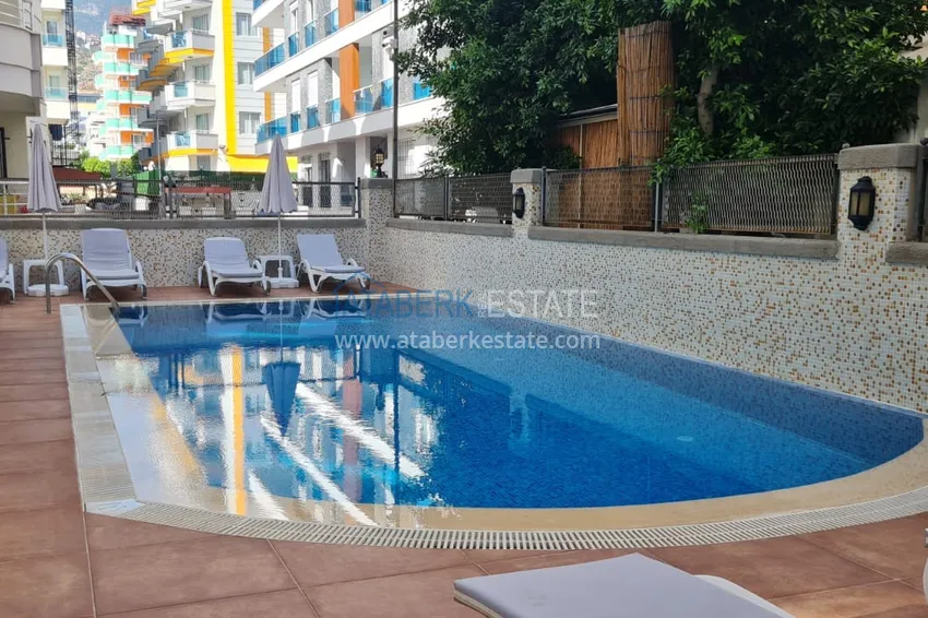 Real estate for residence permit! Duplex apartment with furniture and sauna on the first beach - the center of Alanya 5