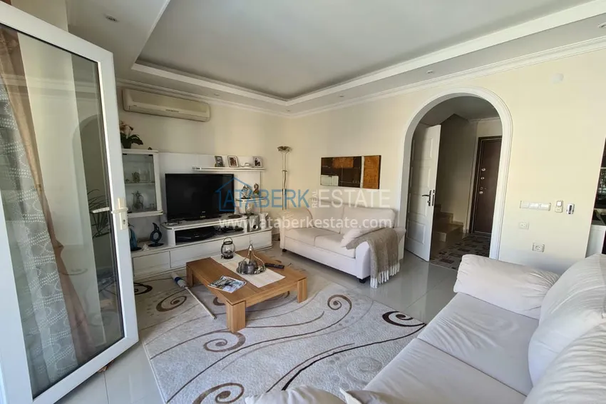 Purchase Real estate for residence permit! Duplex apartment with furniture and sauna on the first beach - the center of Alanya 5