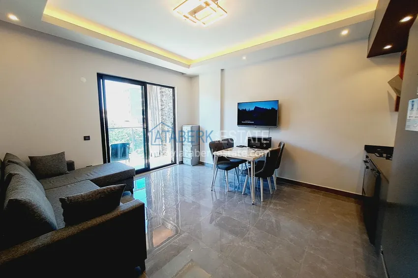 Purchase  One bedroom apartment with modern interior in Alanya, Oba area 5 