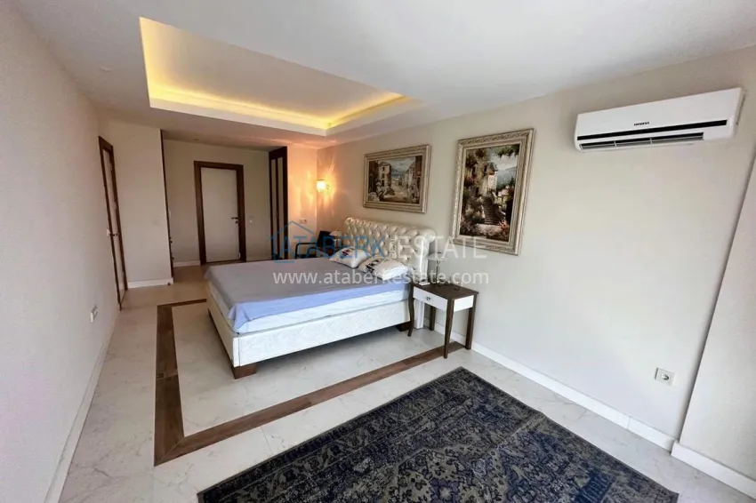 Purchase Stylish 3+1 linear apartment with panoramic views in a picturesque corner of Alanya — Mahmutlar district 5 