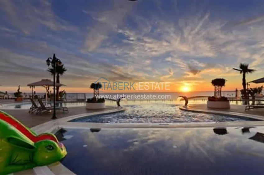 Apartment with access to the garden in a residence with a hotel concept — Alanya, Konakli district  6 