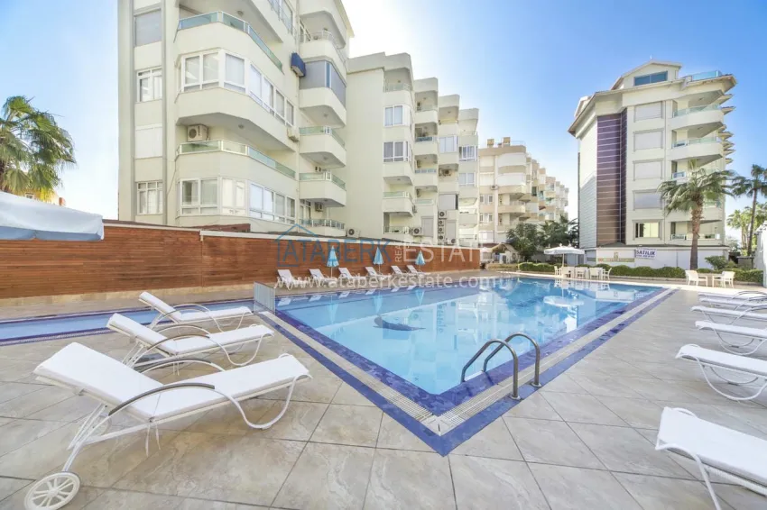 Turnkey apartment on the beachfront in Alanya, Oba district. Suitable for a residence permit 6 