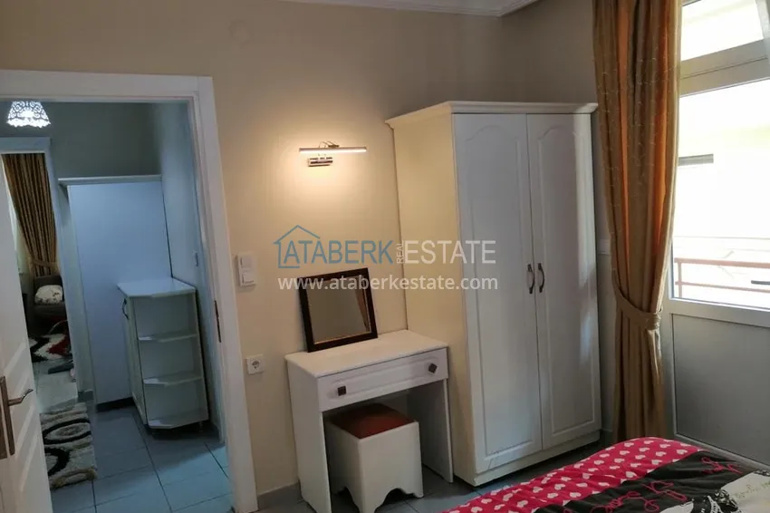 Purchase One bedroom apartment with furniture in the center of Alanya — central fish market area 6 
