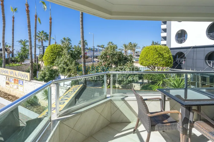 Purchase Turnkey apartment on the beachfront in Alanya, Oba district. Suitable for a residence permit 7 