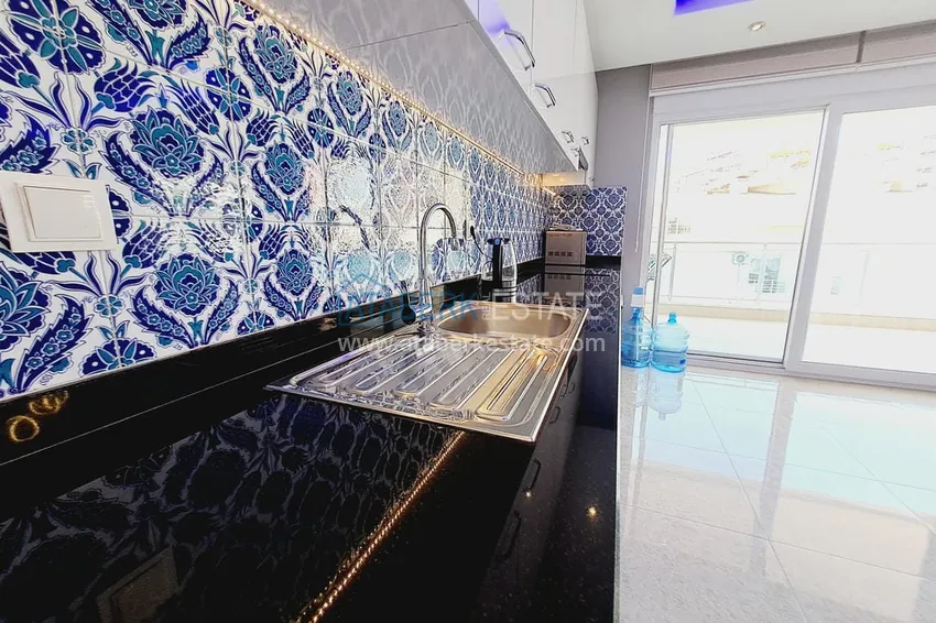 Purchase  Duplex apartment with furniture directly from the owner in Alanya, Oba district of Alanya. 8 