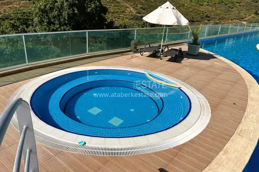 Stylish 3+1 linear apartment with panoramic views in a picturesque corner of Alanya — Mahmutlar district 8 