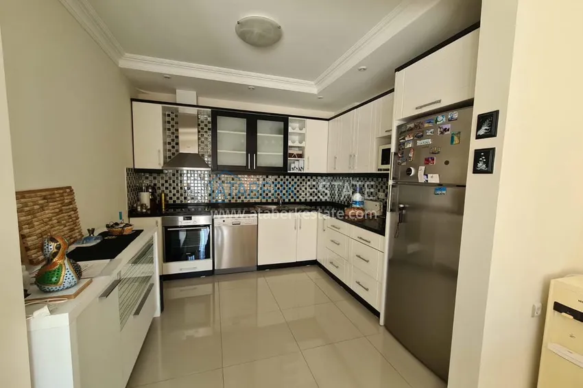 Purchase Real estate for residence permit! Duplex apartment with furniture and sauna on the first beach - the center of Alanya 9