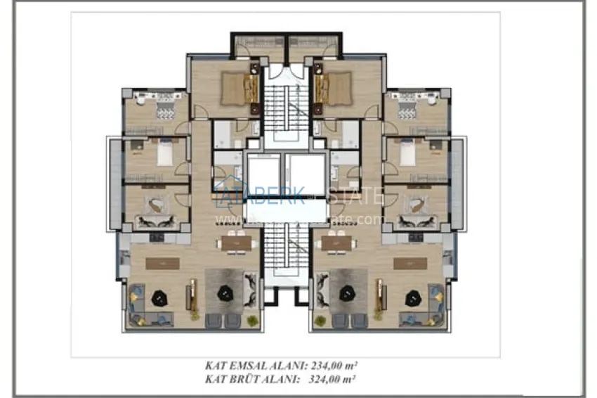 Buy cheap Apartments 4+1 with sea view in a new residential complex in Davultepe-Mersin area 1
