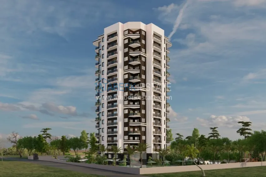 New project of a modern family-type complex in Mezitli-Mersin neighborhood 1 