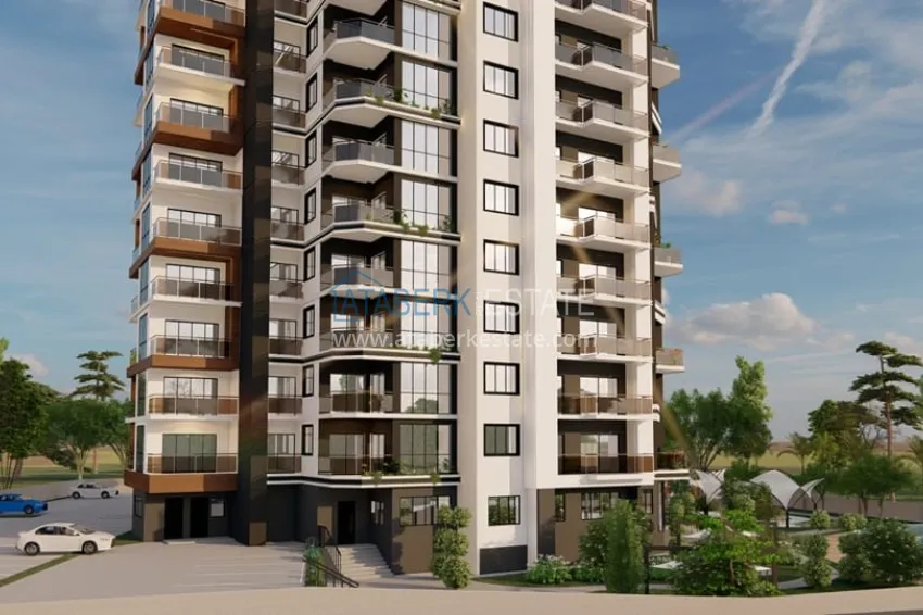 New project of a modern family-type complex in Mezitli-Mersin neighborhood 6 