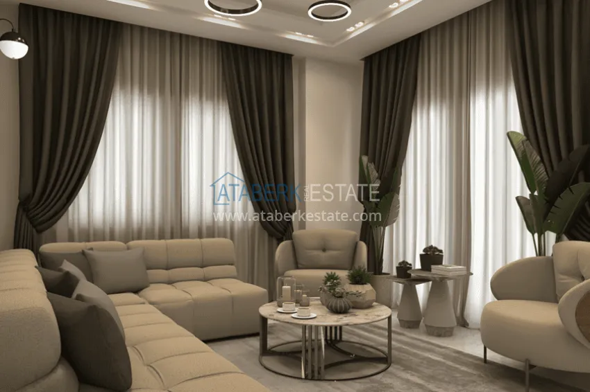 Purchase New project of a modern family-type complex in Mezitli-Mersin neighborhood 2 